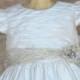 Flower Girl Dress, Baptism Dress, Christening Dress, Dedication Dress, 1st Year Birthday Dress, Fancy Baby Girl Dress / White or Ivory