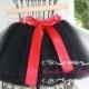 black flower girl dress, black tutu, sewn tutu, red tutu, tulle skirt