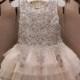 Dreamy Tutu Dress - flower girl dress, girls elegant dress, girls lace dress, wedding, pageants, pictures, birthdays
