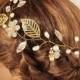 40% SALE Rhinestone Flower headpiece, Bridal Veil, Wedding Veil, Bridal Hair Pin, Woodland, Boho, Gatsby