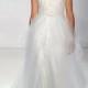 Christos Fall 2015 Strapless Sweetheart Ball Gown Wedding Dress With Beaded Bodice