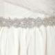 RYLEE - Crystal Bridal Belt Sash - Rhinestone wedding gown sash - Wedding Dress Belt