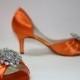 Wedding Shoes - Orange Shoes - Orange Wedding - Choose Over 100 Colors - Orange Wedding Shoe - Parisxox Shoes - Custom Shoes - Bespoke Shoes