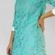 Dresses Day Party Dress Turquoise Lace Dress