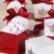 12pcs歐美爆款經典楓葉喜糖盒,中國紅糖果盒,亞洲風婚慶禮品TH012