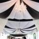 Black And White Ceiling For Black And White Wedding, Love!