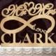 Rustic Wedding Cake Topper, infinity wedding cake topper, Love Cake Topper, Personalized cake topper, cake decor, Forever always, mr and mrs