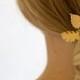 Leaf Bobby Pins, Boho Hair Pins, Bridal Hair Pins, Rustic Hair Accessories, Small Leaf Hair Pins