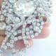 Wedding Jewelry Retro Style Stunning Rhinestone Crystal Flower Bridal Brooch Pin, Wedding Decorations, Brooch Bouquet, Gifts - BP05955C5