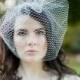 French Net Birdcage Wedding Veil, Amelie