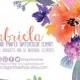 Watercolor clipart,  Floral PNG, wedding bouquet, arrangement, bouquet, frames, digital paper, blue flowers, bridal shower, for blog banner