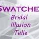 Bridal Illusion Tulle Wedding Veil Fabric Swatches for veils