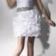 Beautiful Empire Sweetheart Organza and Ruffle with Beading Mini-Length Prom DressSKU: PD00082-FL
