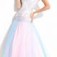 Buy Australia 2015 A-line Straps Beaded Tulle Skirt Floor Length Evening Dress/ Prom Dresses 6839 at AU$195.23 - Dress4Australia.com.au