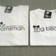 SALE - Classic Junior Groomsman and Ring Bearer Personalized Black Bow Tie Wedding T-Shirts : 2 Shirts For 25 Dollars