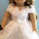 American Girl Doll Clothes - Priness First Communion Dress Set Includes Shoes, Jewelry and Bible - 18 Inch Doll Clothes