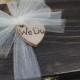 Wedding Ring Pillow Box, Ring Bearer Box, We Do Box, Personalized Bride & Groom Initials, Rustic Wedding