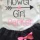 Flower Girl Shirt - Flower Girl Gift - Wedding Party gift- Flower girl dress--3 piece set
