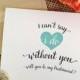 I cant say I Do without you Will you be my bridesmaid Card DOTTED Heart, Aqua, Hot Pink, Red, Black Matron of honor Maid of Honor (Lovely)