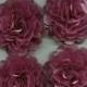 Grape Purple Carnation Paper Flowers for Weddings, Bouquets, Events and Crafts 2014 wedding color