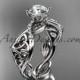 platinum diamond celtic trinity knot wedding ring, engagement ring CT7270