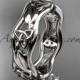 platinum celtic trinity knot engagement ring, wedding band CT7105B