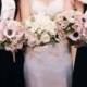 Black And Pale Pink Winter Wedding