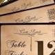 Postcard Wedding Table Numbers, Carte Postale, Vintage Table Numbers, Wedding Decorations, Vintage Wedding Table Numbers, Vintage