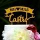 Personalized Last Name Wedding Cake Topper, Custom Mr and Mrs Cake Topper, Personalized with YOUR Last Name 092