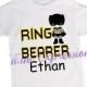 Ring Bearer Batman Inspired shirt or onesie Personalized just for you
