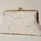 Ivory Bridal Lace Clutch / Vintage inspired / Elegant wedding clutch /wedding bag / Bridal clutch purse