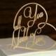 Rustic Wedding Cake topper All You Need is love cake topper - monogram wedding cake topper - cake decor - natural wood cake topper