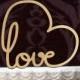 Rustic Wedding CakeTopper and Love cake topper, Custom Wedding Cake Topper, Personalized Monogram Cake Topper, Cake Decor, Bride and Groom