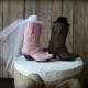 Western cowboy boots wedding cake topper-western wedding-western wedding cake topper-cowboy boot topper