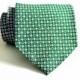 Slim Kelly Green Floral Necktie. Green Necktie. Floral Tie. Wedding Tie. Groomsmen Necktie. Necktie. Tie. Floral Wedding. Floral Groomsmen.