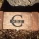 Personalized Wooden Wine Box Groomsmen or Bridesmade