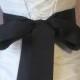 Black Grosgrain Ribbon, 2.25 Inch Wde, Ribbon Sash, Bridal Sash, Wedding Belt, 4 Yards