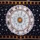 White Zodiac Horoscope Indian Tapestry
