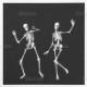 Dancing Skeletons Napkin Paper Napkin