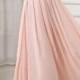 Long Bridesmaid Dress, Lace Bridesmaid Dress, Cheap Prom Dress, Blush Pink Prom Dress, Long Sleeve Prom Dress, PD15369 From Yesdresses