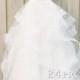 White Sweetheart Tulle Long Wedding Gown,Bridal Dress - 24prom
