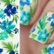 Tropical Pattern Nails - Paulina's Passions