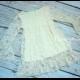 Ivory Lace Dress- Long sleeve Ivory Dress,  Lace flower girl dresses- baby lace dress - Long sleeve lace dress- lace dress, Toddler Dress