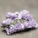 Lavender Flowers, 22mm Miniature Flowers, Wedding Findings, Lavender Bouquet Findings, Floral Supplies, Craft Supplies, Lavender Wedding