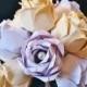 Dozen Paper Roses- "David Angelo" inspired, handmade, first anniversary gift, paper flowers, wedding bouquet, perfect for her
