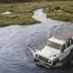 Best Way To Cross A River In Lakagigar, Iceland.