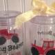 Personalized 24 oz custom mason jar BPA FREE for the bridal party ring bearer birthday oatty or Bachelorette party or just for fun!