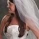 Poufy Veils Bubble Veils Elbow Length Bridal veils 36 Inch Long Veils Light Ivory Veils Tulle Veils Poofy Veils Diamond White Veils