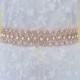 Rose Gold Crystal Rhinestone Bridal Sash,Rose Gold Sash,Wedding sash,Bridal Accessories,Bridal Belt,Style # 10