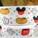 Mickey Mouse & Accessories 1" printed grosgrain ribbon for Hairbow DIY Craft